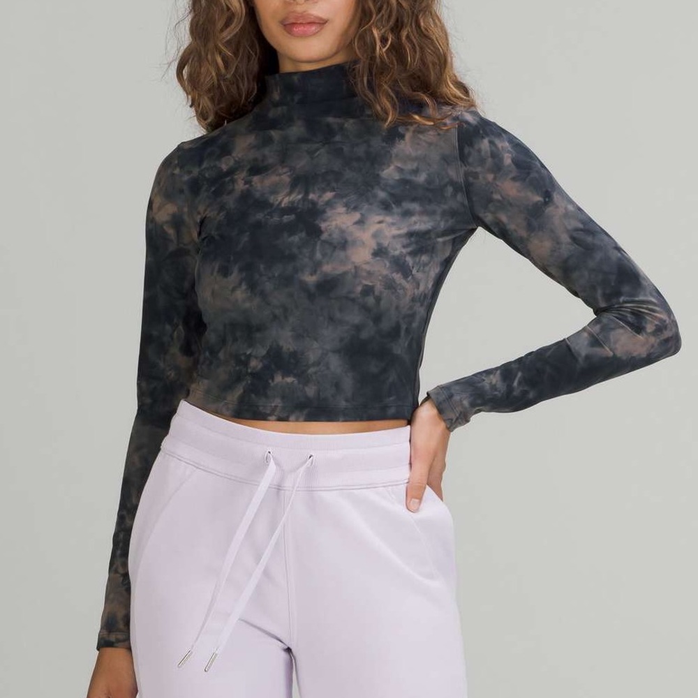 Lululemon All Aligned Mock Neck Long Sleeve Shirt